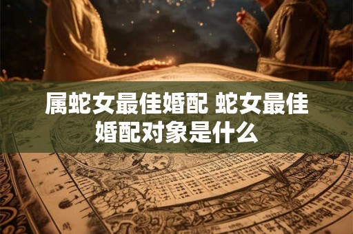 属蛇女最佳婚配 蛇女最佳婚配对象是什么