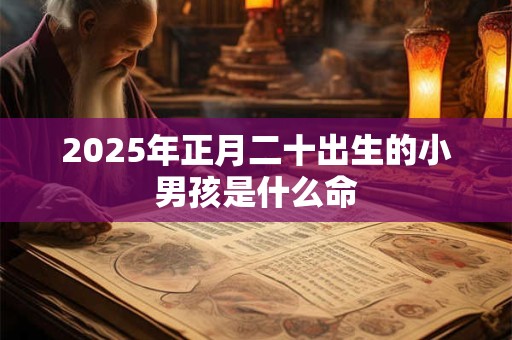 2025年正月二十出生的小男孩是什么命