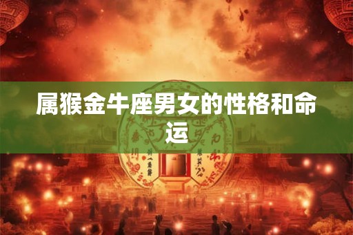 属猴金牛座男女的性格和命运