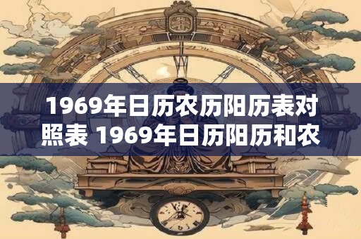 1969年日历农历阳历表对照表 1969年日历阳历和农历的对照表是什么