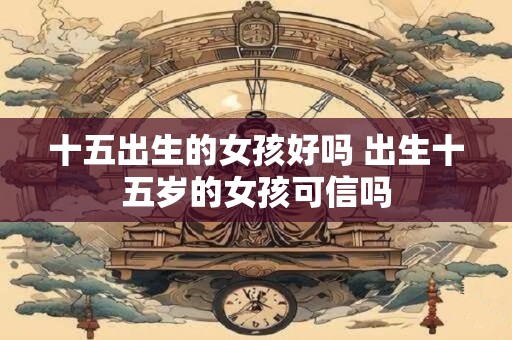 十五出生的女孩好吗 出生十五岁的女孩可信吗