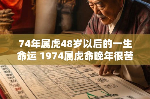 74年属虎48岁以后的一生命运 1974属虎命晚年很苦吗