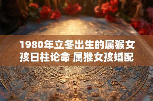 1980年立冬出生的属猴女孩日柱论命 属猴女孩婚配什么属相好