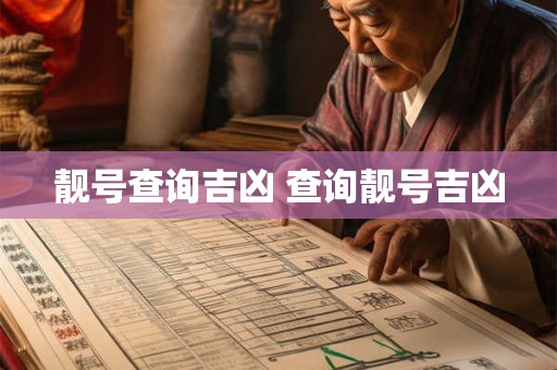 靓号查询吉凶 查询靓号吉凶