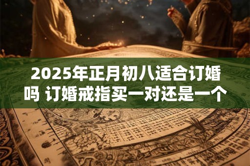 2025年正月初八适合订婚吗 订婚戒指买一对还是一个