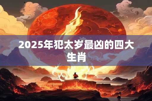 2025年犯太岁最凶的四大生肖