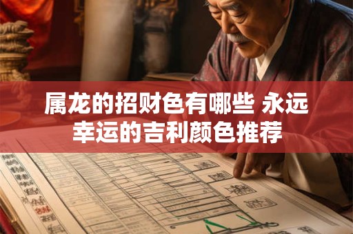 属龙的招财色有哪些 永远幸运的吉利颜色推荐