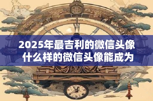 2025年最吉利的微信头像 什么样的微信头像能成为2025年的最佳选择