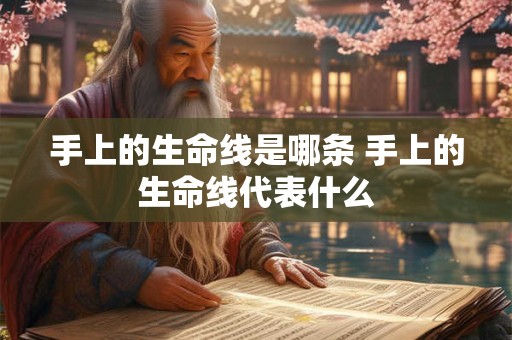 手上的生命线是哪条 手上的生命线代表什么