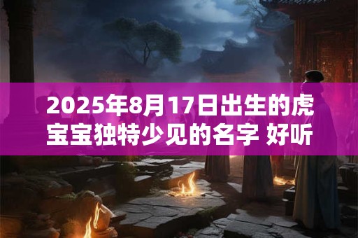 2025年8月17日出生的虎宝宝独特少见的名字 好听不重名的名字怎么取