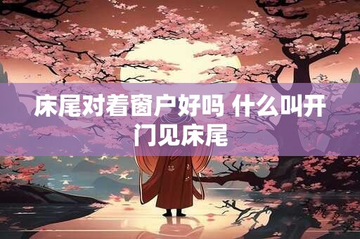 床尾对着窗户好吗 什么叫开门见床尾