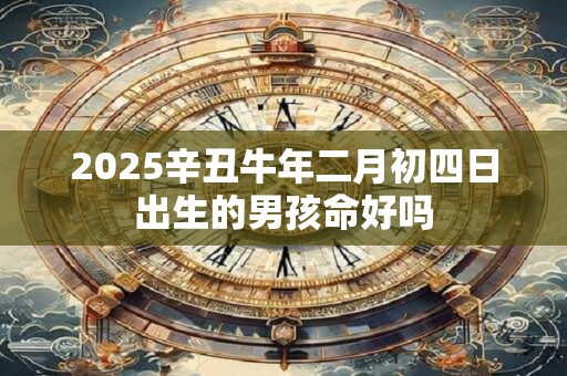2025辛丑牛年二月初四日出生的男孩命好吗