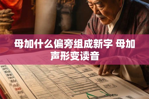 母加什么偏旁组成新字 母加声形变读音