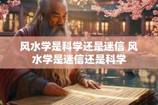 风水学是科学还是迷信 风水学是迷信还是科学