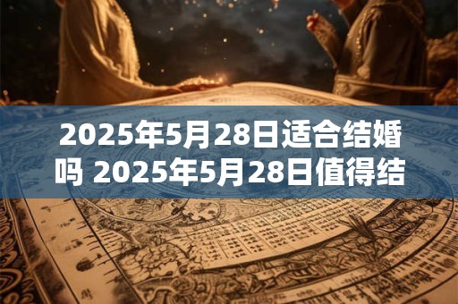 2025年5月28日适合结婚吗 2025年5月28日值得结婚吗