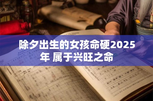 除夕出生的女孩命硬2025年 属于兴旺之命