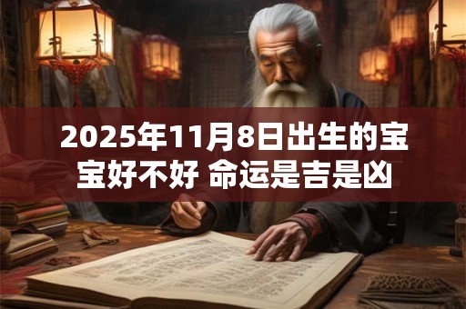 2025年11月8日出生的宝宝好不好 命运是吉是凶