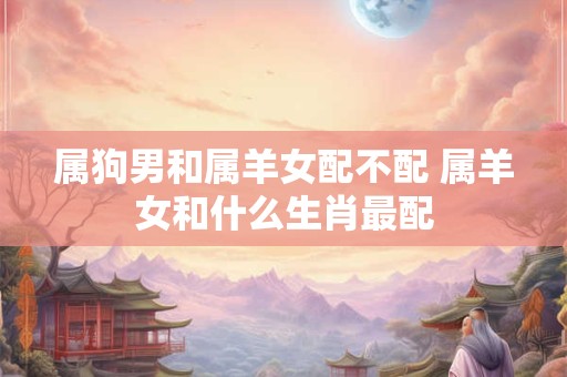 属狗男和属羊女配不配 属羊女和什么生肖最配