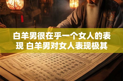 白羊男很在乎一个女人的表现 白羊男对女人表现极其在意