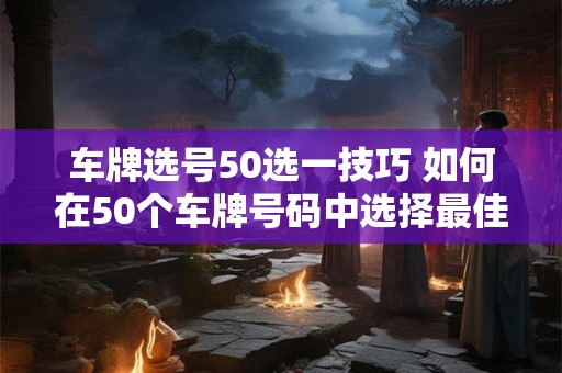 车牌选号50选一技巧 如何在50个车牌号码中选择最佳的一组