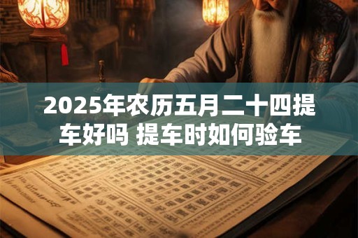 2026年农历五月二十四提车好吗 提车时如何验车