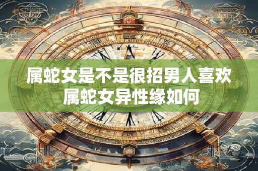 属蛇女是不是很招男人喜欢 属蛇女异性缘如何