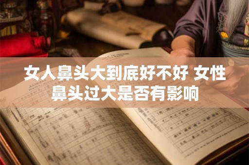 详细阅读:女人鼻头大到底好不好 女性鼻头过大是否有影响 女人鼻头大到底好不好 女性鼻头过大是否有影响