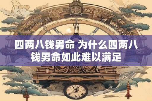 四两八钱男命 为什么四两八钱男命如此难以满足