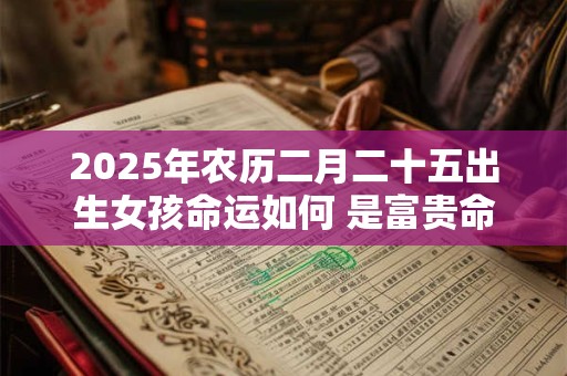 2025年农历二月二十五出生女孩命运如何 是富贵命吗