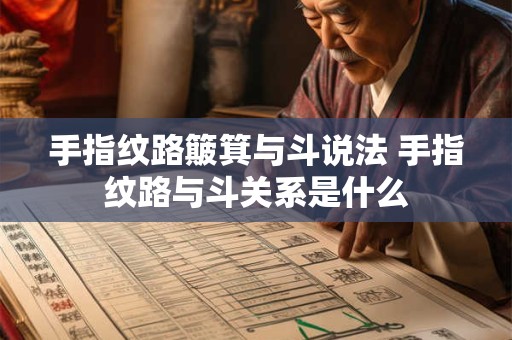 手指纹路簸箕与斗说法 手指纹路与斗关系是什么
