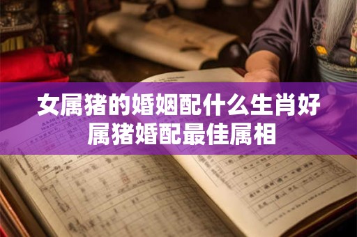 女属猪的婚姻配什么生肖好 属猪婚配最佳属相