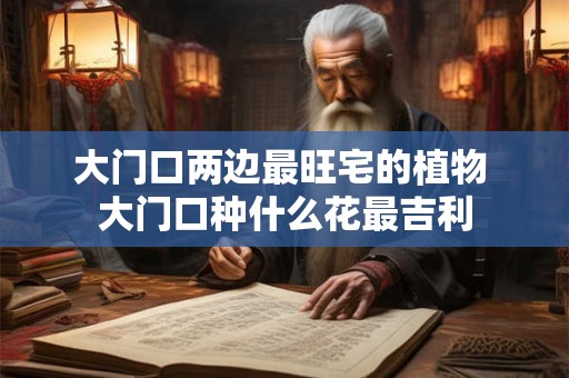 大门口两边最旺宅的植物 大门口种什么花最吉利
