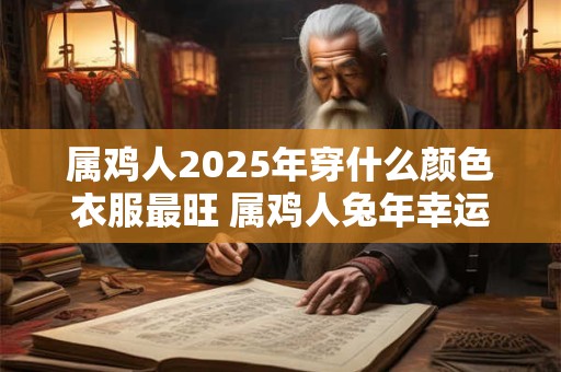 属鸡人2025年穿什么颜色衣服最旺 属鸡人兔年幸运色是什么 属鸡人2025年穿什么颜色衣服最旺 属鸡人兔年幸运色是什么