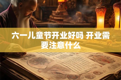 六一儿童节开业好吗 开业需要注意什么