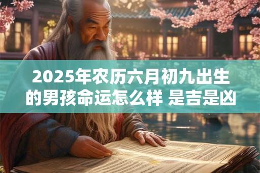 2025年农历六月初九出生的男孩命运怎么样 是吉是凶