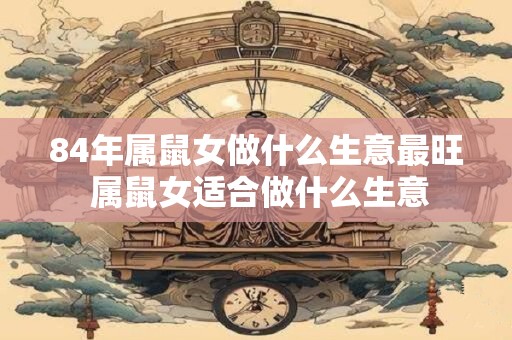 84年属鼠女做什么生意最旺 属鼠女适合做什么生意