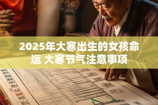 2025年大寒出生的女孩命运 大寒节气注意事项