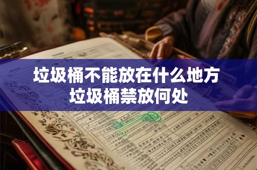 垃圾桶不能放在什么地方 垃圾桶禁放何处