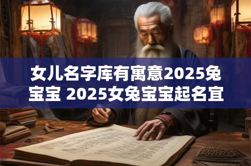 女儿名字库有寓意2025兔宝宝 2025女兔宝宝起名宜用字
