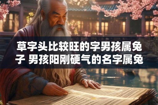 草字头比较旺的字男孩属兔子 男孩阳刚硬气的名字属兔