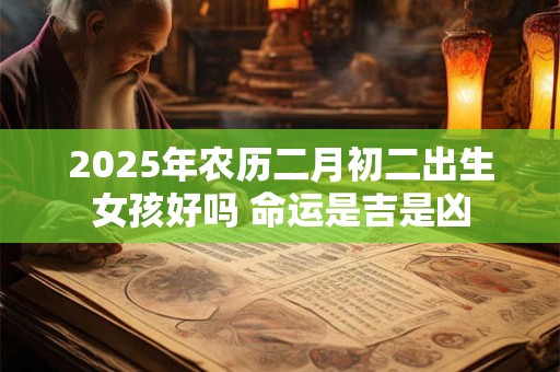 2025年农历二月初二出生女孩好吗 命运是吉是凶