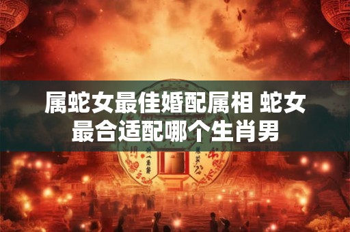 属蛇女最佳婚配属相 蛇女最合适配哪个生肖男