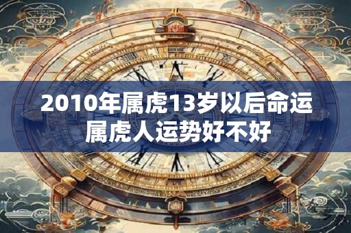 2010年属虎13岁以后命运 属虎人运势好不好