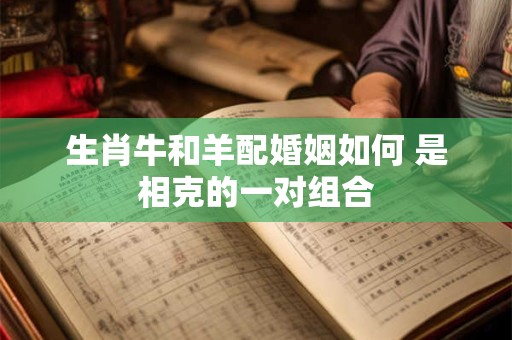 生肖牛和羊配婚姻如何 是相克的一对组合