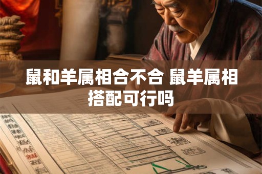 鼠和羊属相合不合 鼠羊属相搭配可行吗 鼠和羊属相合不合 鼠羊属相搭配可行吗