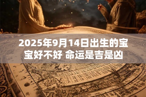 2025年9月14日出生的宝宝好不好 命运是吉是凶