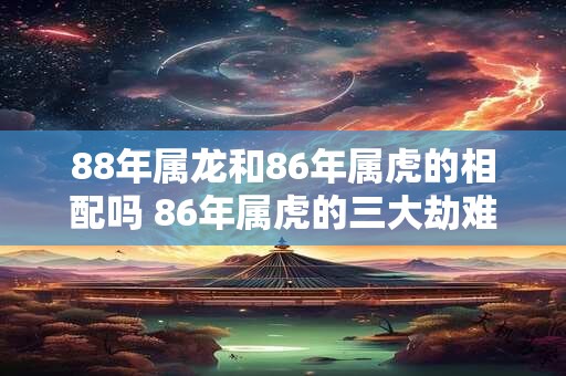 88年属龙和86年属虎的相配吗 86年属虎的三大劫难 88年属龙和86年属虎的相配吗 86年属虎的三大劫难