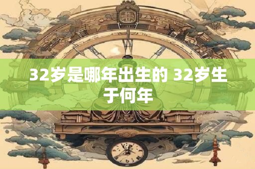 32岁是哪年出生的 32岁生于何年