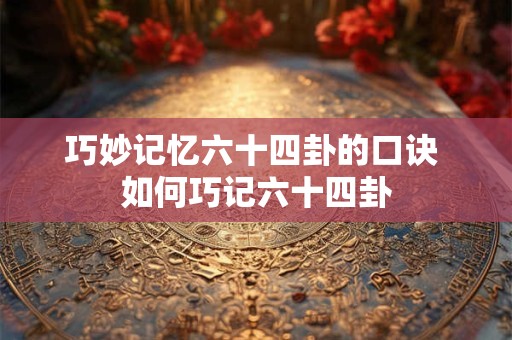 巧妙记忆六十四卦的口诀 如何巧记六十四卦