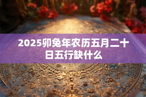 2025卯兔年农历五月二十日五行缺什么